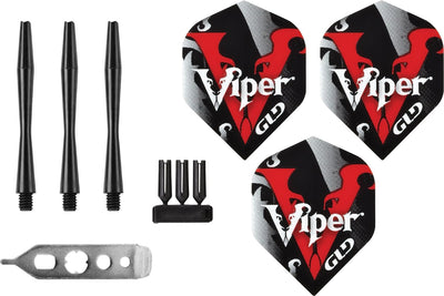 Viper V-Factor 90% Wolframstahlspitze mit Aufbewahrungs- / Reisetasche 24 Gramm, 24 Gramm