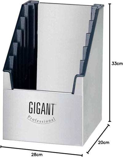Gigant 4-Fach Gemüsehobel mit Multi-Box und 6 zusätzlichen Einsätzen Edelstahl