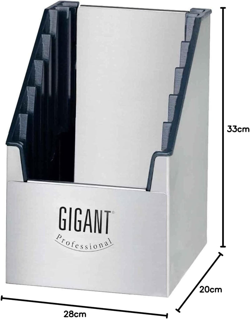Gigant 4-Fach Gemüsehobel mit Multi-Box und 6 zusätzlichen Einsätzen Edelstahl