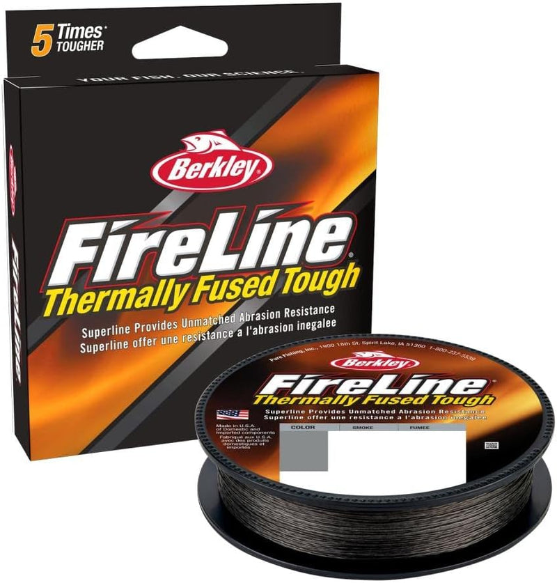 BERKLEY FireLine Fused Original 150m, 300m & 1800m - Angelschnur 300 m Smoke 0.25 mm, 300 m Smoke 0.