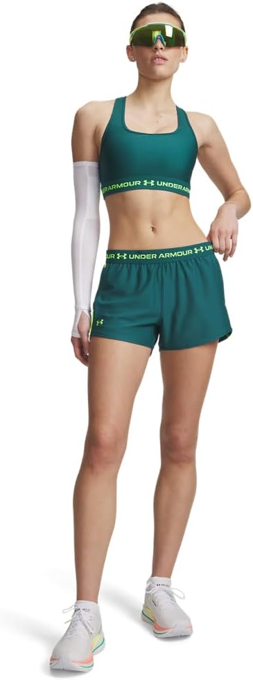 Under Armour Damen Shorts Tech Play Up 2in1 Shorts S Grün, S Grün