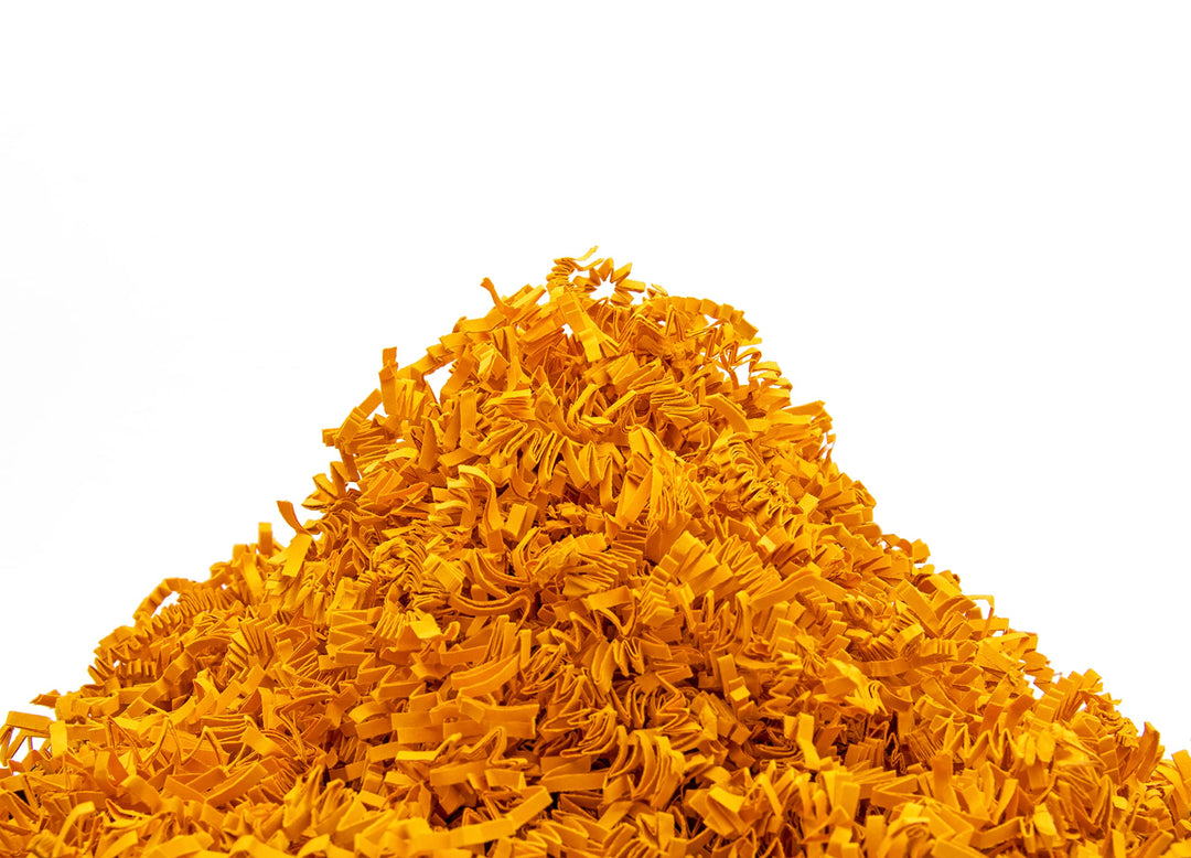 2.5kg Geschreddertes Cognac Papier für Geschenkbox – Füllmaterial für Pakete, Körbe, Boxen und Verpa