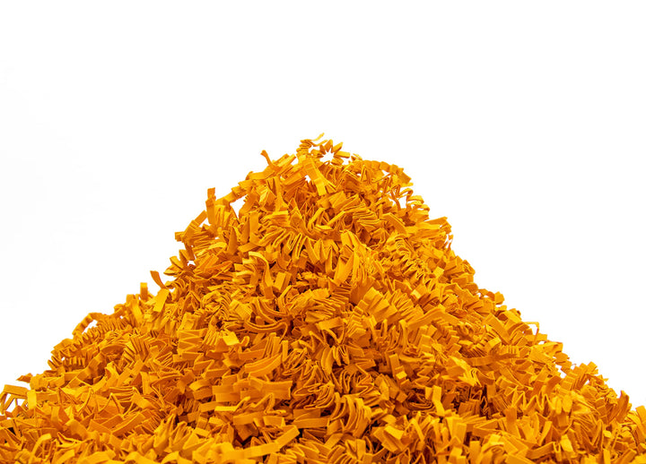 2.5kg Geschreddertes Cognac Papier für Geschenkbox – Füllmaterial für Pakete, Körbe, Boxen und Verpa