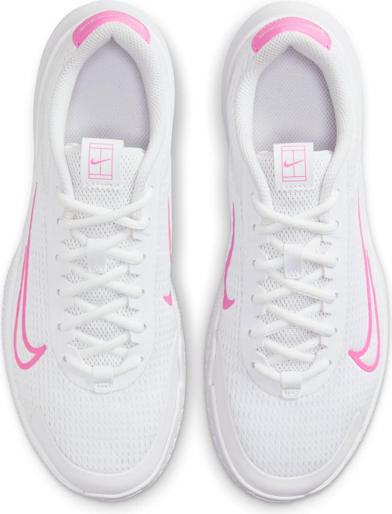 Nike Damen Vapor Lite 2 Hc Tennisschuh 35.5 EU White Playful Pink White, 35.5 EU White Playful Pink