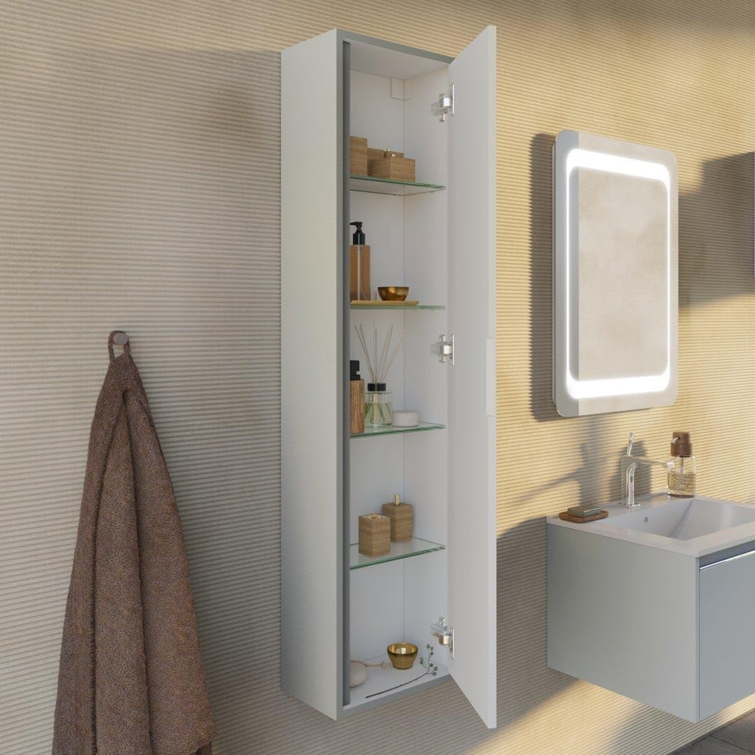 KIAMAMI VALENTINA Hängende Badsäule h140cm Mattes Sand | Monaco