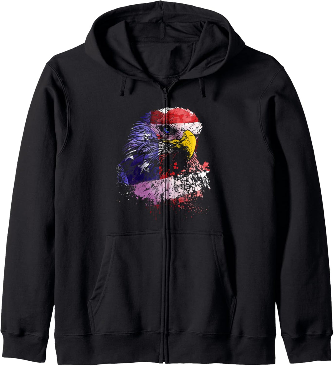 Eagle 4th of July US Flag America Patriotic Symbol Freedom Kapuzenjacke
