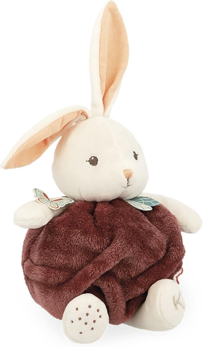 Kaloo - Plume - Kokon der Liebe Zimtfarbener Hase Ultra-Weicher Plüschhase 23 cm - Kleines Baby-Kusc