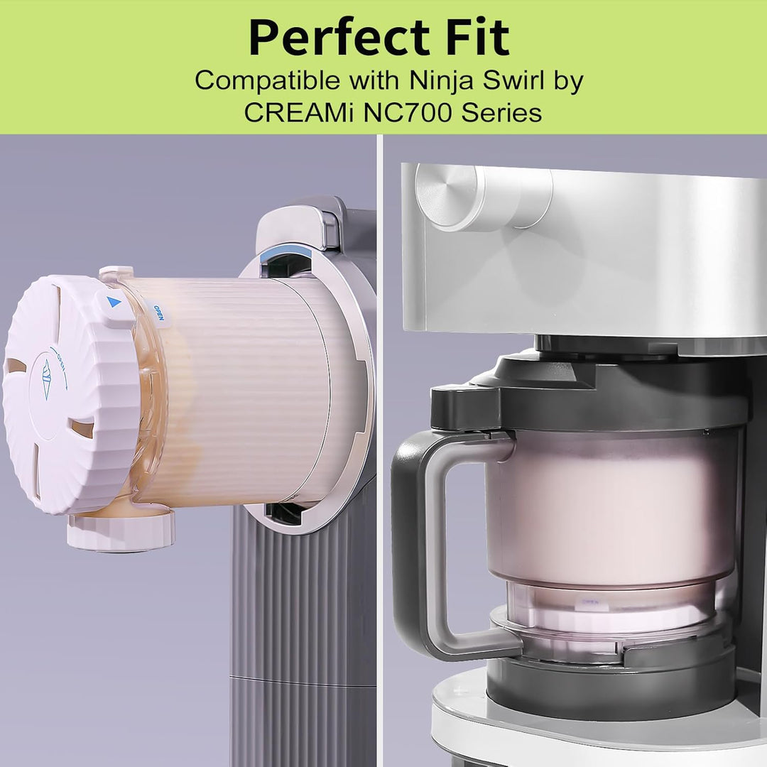 GoMaihe Behälter Kompatibel mit Ninja Swirl CREAMi: 4er-Set Tubs Zubehör für die Ninja Creami NC701