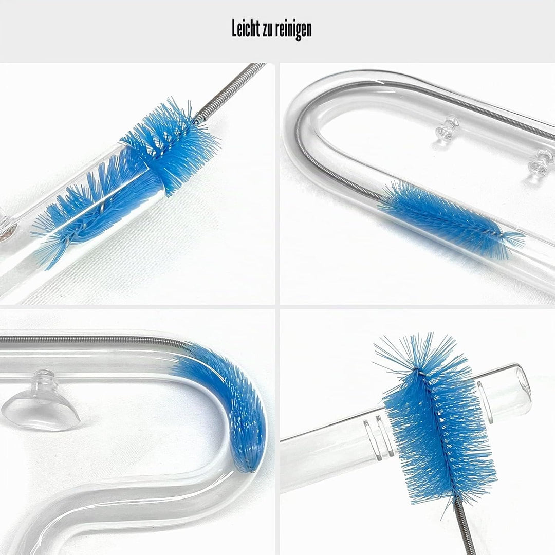 FZONE 13MM Aquarium Glass Lily Pipes Zu- und Ablauf für Aquarien Filter Systems 12/16MM Chläuche (1/