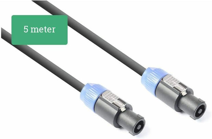 PD Connex Lautsprecherkabel Speakon NL2 2x 1,5 mm2-5 Meter, 5 Meter