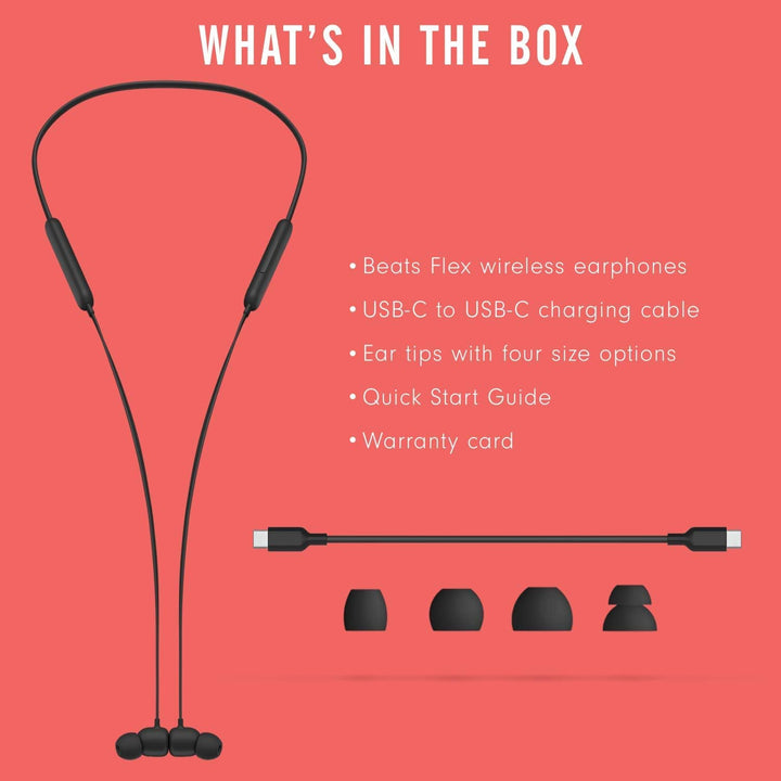 Beats Flex In-Ear Kopfhörer – Apple W1 Chip, magnetische In-Ear Kopfhörer, Bluetooth Klasse 1, 12 St