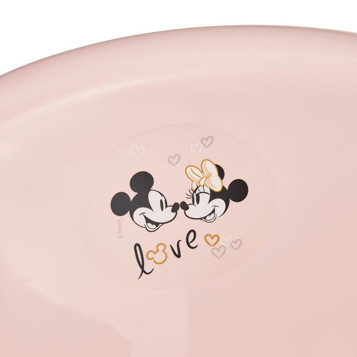 keeeper Minnie Ergonomische Babywanne mit Stöpsel, Ab 0 bis ca. 12 Monate, 84 cm, Maria, Nordic Pink