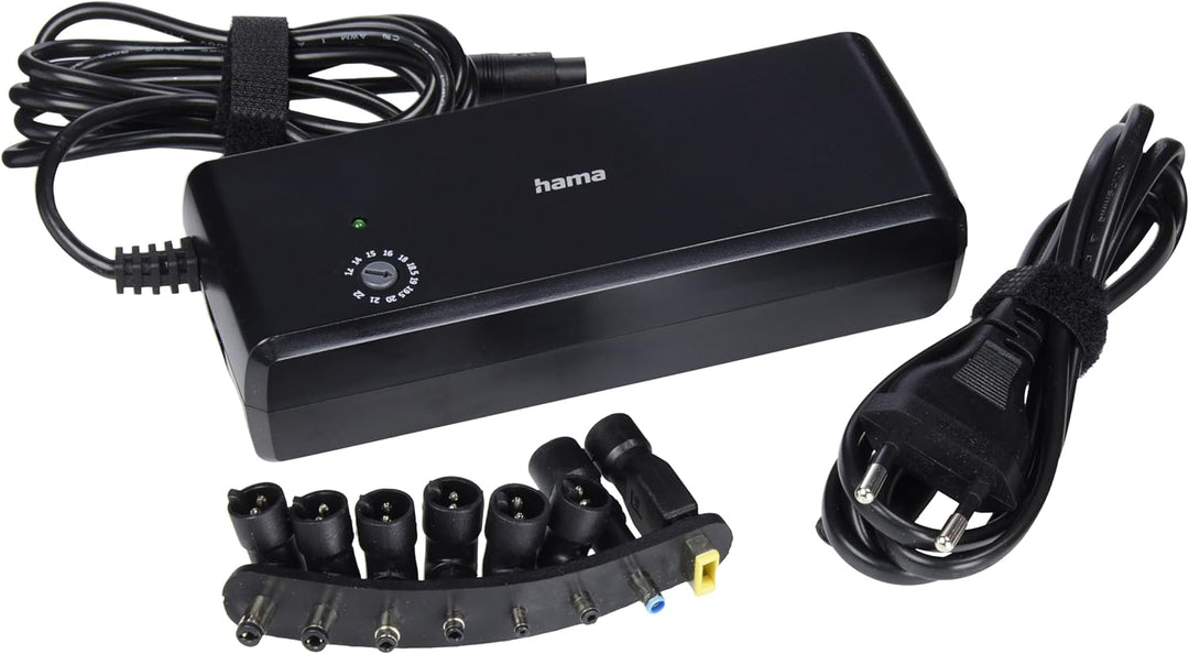 Hama Notebook Netzteil 12 V, 14 V, 15 V, 16 V, 18 V, 18.5 V, 19 V, 19.5 V, 20 V, 21 V, 22 V, 90W (Un