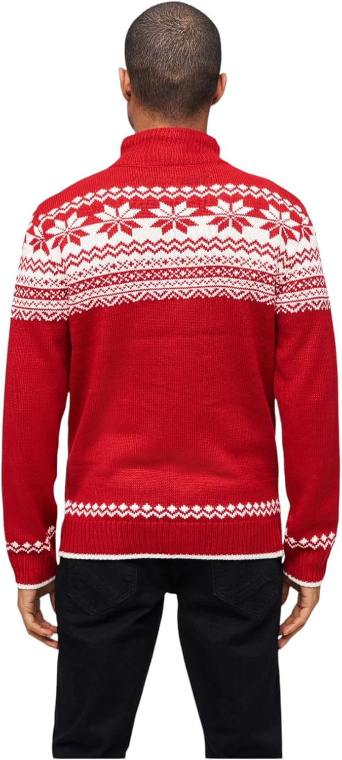 Brandit Herren Norwegian Cardigan Strickjacke S Rot, S Rot
