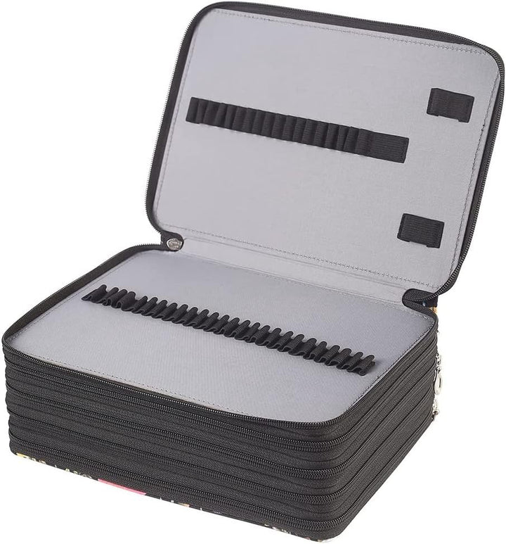 Plouluyt 250 SteckpläTze Buntstift Kasten Organisator mit ReissVerschluss GrossRaum Stift Halter Tas