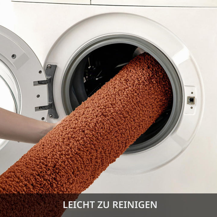 MIULEE Badematte Weiche Badteppich rutschfest Badvorleger Fussmatte Badzimmermatte Bettvorleger Flau