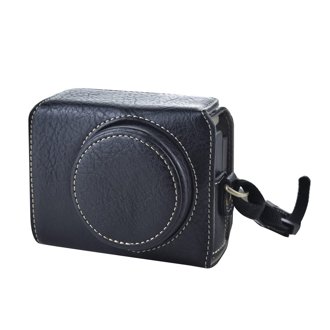 Rieibi ZV1 Tasche – Vintage Kameratasche aus PU-Leder für Sony ZV1 ZV-1 DSLR-Kamera – Schutzhülle mi