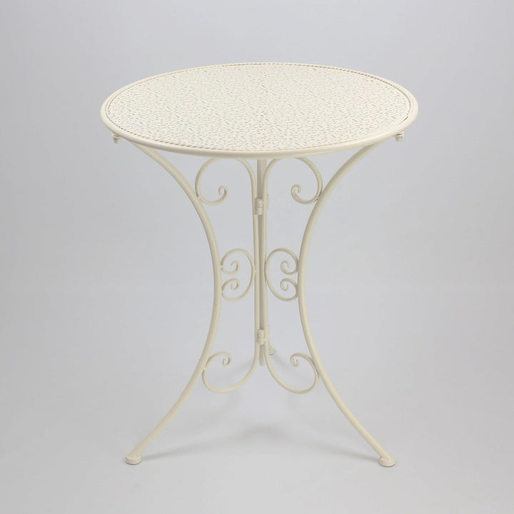 FRANK FLECHTWAREN Bistro-Set White Romance (3-teilig)