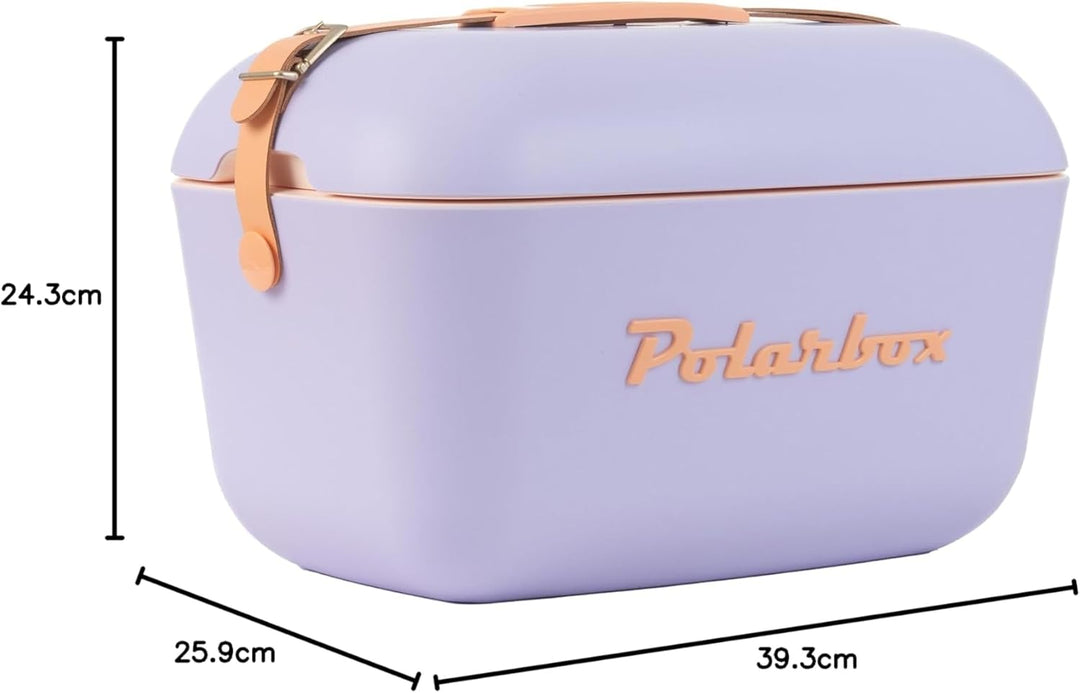 Polarbox Tragbare Kühlbox – Mini-Kühlbox 20 l, Strandkühlbox, kleine tragbare Kühlbox, Vintage, Vers