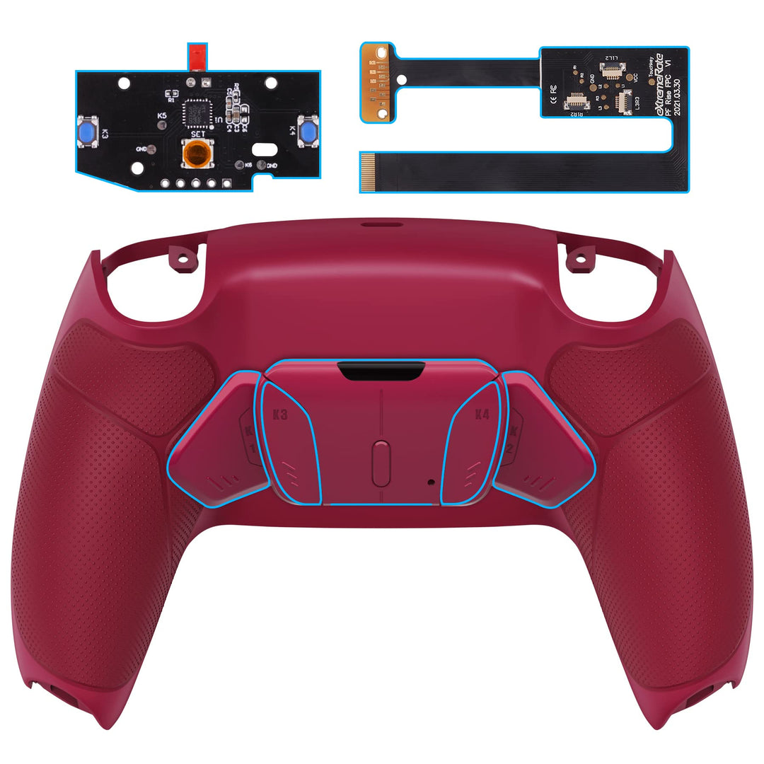 eXtremeRate programmierbares Rise4 Remap Kit für ps5 Controller BDM-010/BDM 020 Upgrade-Board & Re-D