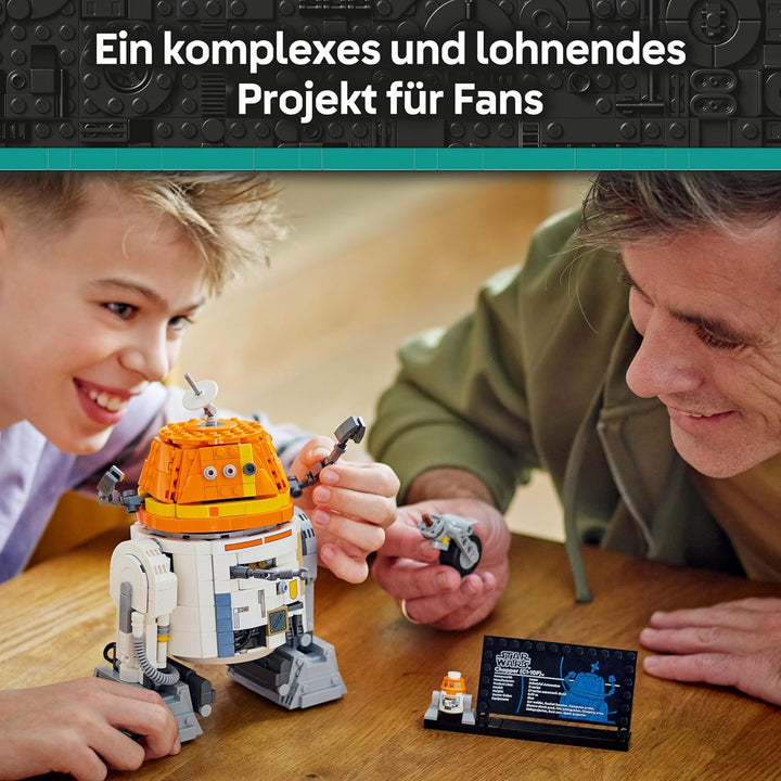 LEGO Star Wars 75416 Ahsoka Astromech-Droide Chopper (C1-10P) Figur - Spielzeug mit beweglichem Kopf