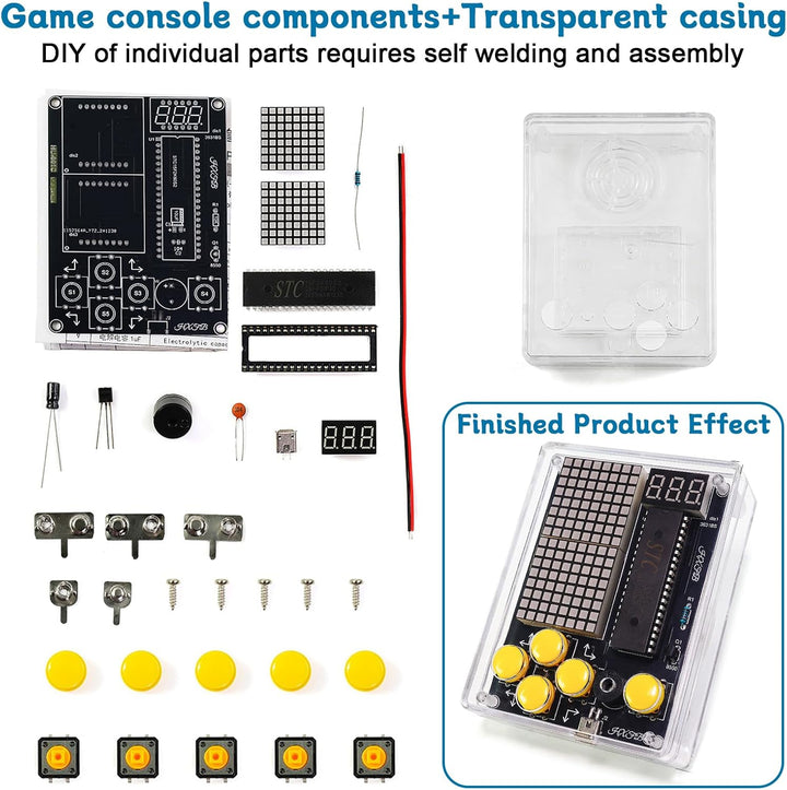DIY Spielekonsole Löt Bausatz Neue Modelle 7 in 1 Spielekonsole Löten Bausatz 7 Spielearten DIY Game