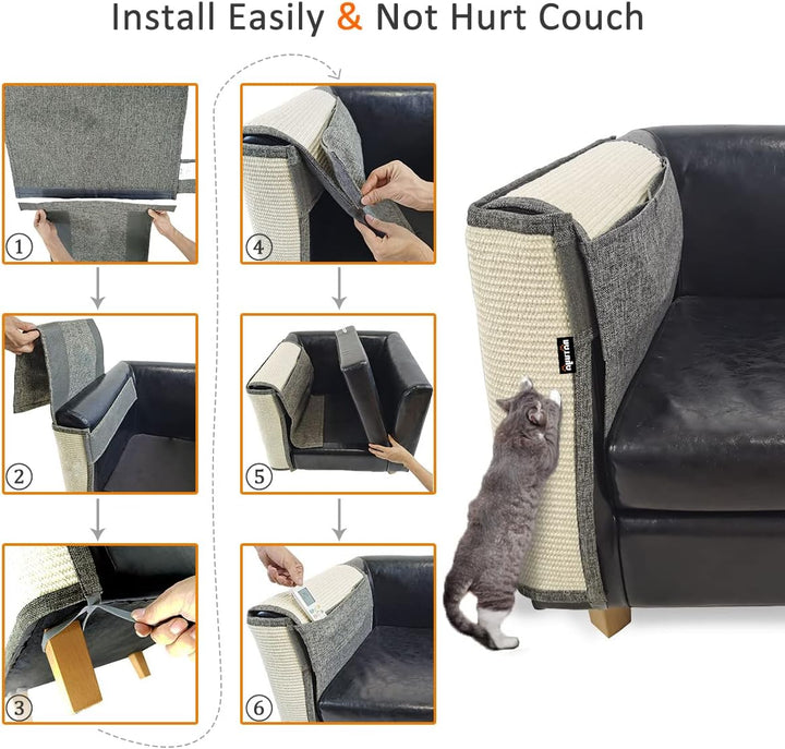 NATUYA Kratzschutz Sofa Katze Möbelschoner von Katzen - Katzenmöbel Schutz Katze Kratzschutz Kissen