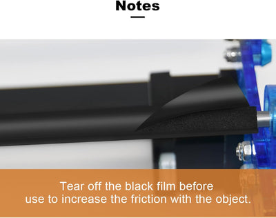 Fafeicy Rotationswalzen-Gravurmodul für Zylindrische Objekte, Lasergravur-Zubehör für LaserGRBL, Lig