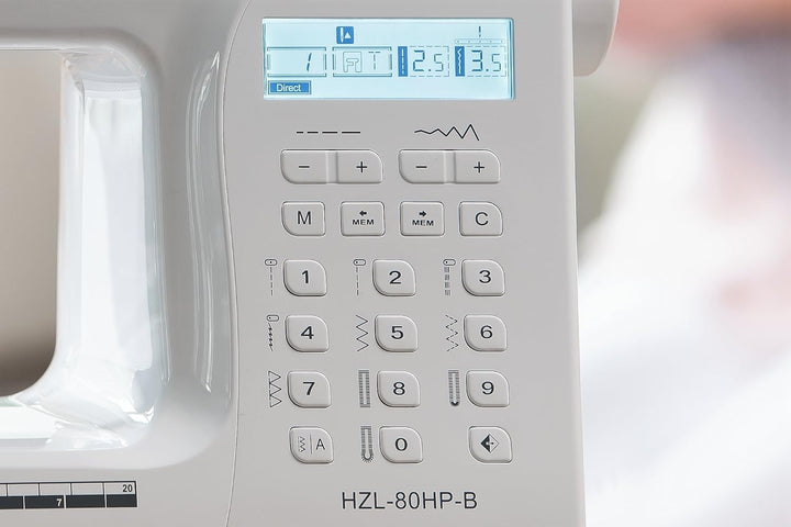 Juki HZL-80HP-B Nähmaschine, weiss