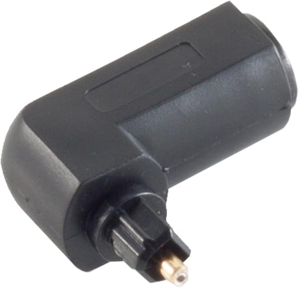 1aTTack.de 5x Adapter - Winkel- Toslink-Stecker/Toslink-Buchse 5x Winkel Toslink, 5x Winkel Toslink