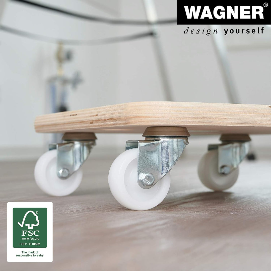 WAGNER Transporthilfe MM 1352 I 29 x 29 cm – ideal für Unhandliches, Geräte &amp; Möbel I Tragkraft 250