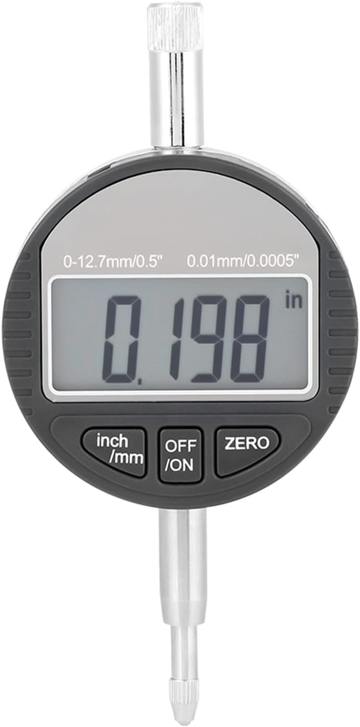 DTI Digital Probe Indicator Gauge Elektronische Anzeige Gauge Range 0-12,7 mm / 0,5 Zoll Takt 0,01 m