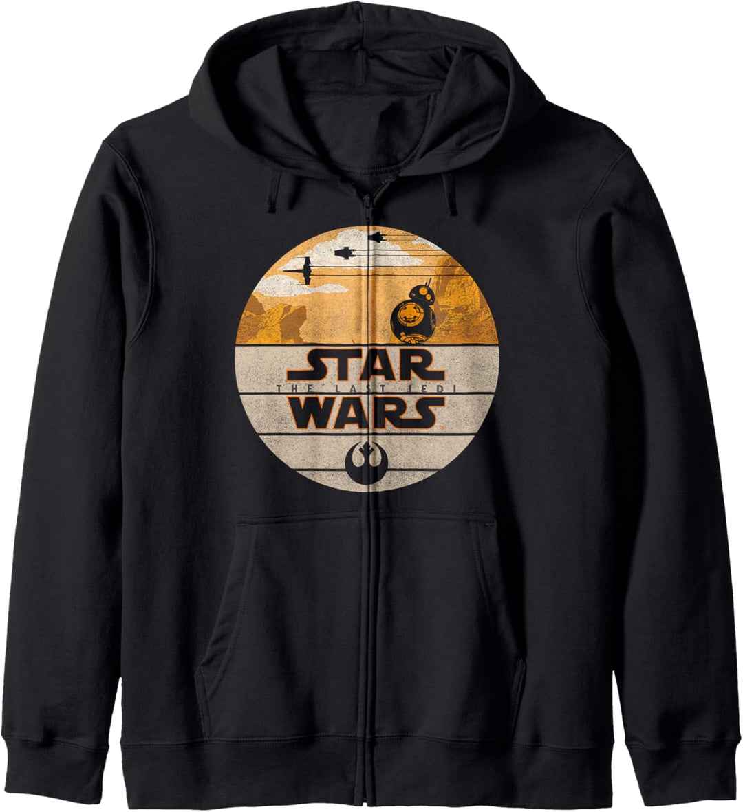 Star Wars Last Jedi BB-8 Retro Desert Roll Badge Kapuzenjacke