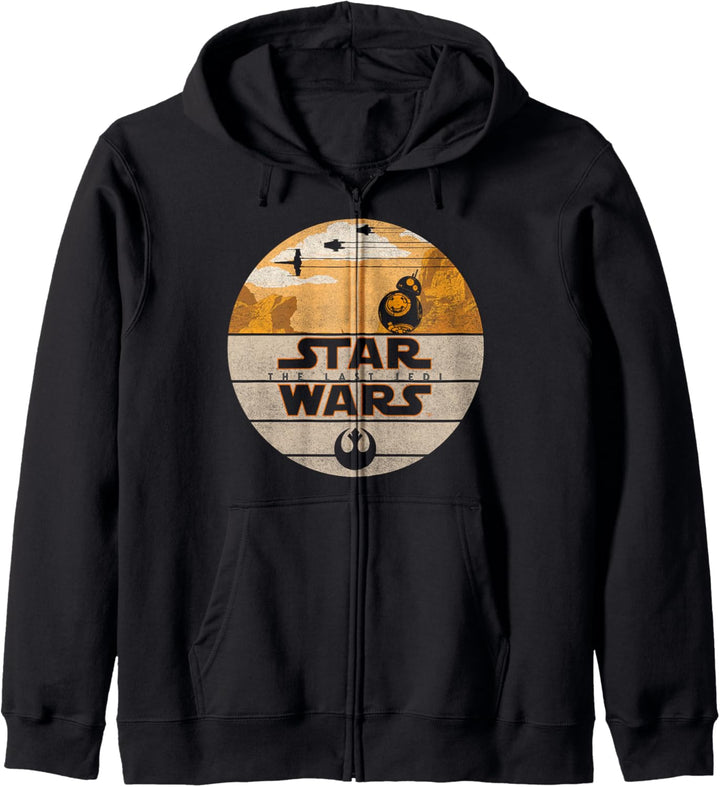 Star Wars Last Jedi BB-8 Retro Desert Roll Badge Kapuzenjacke