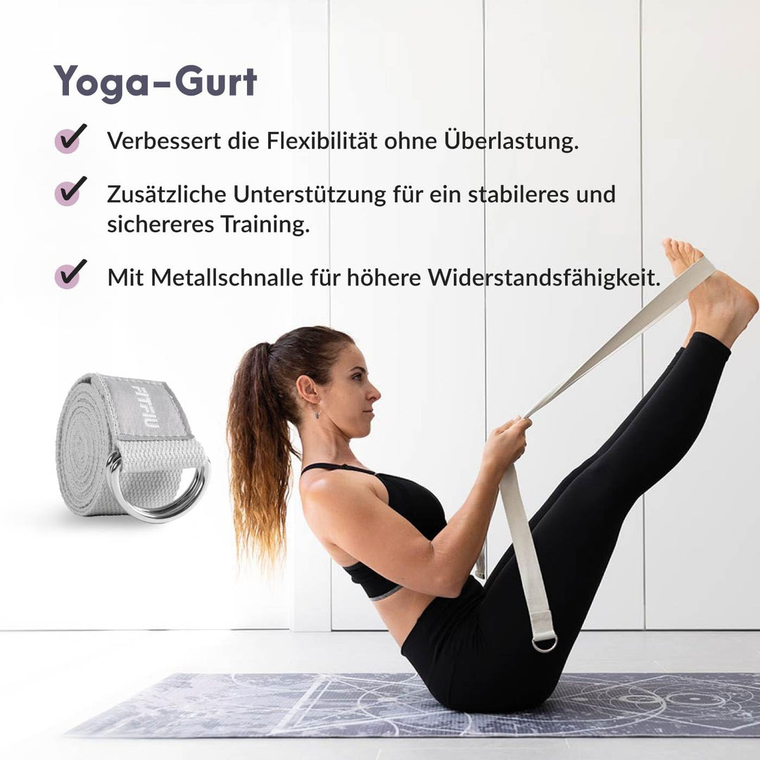 Fitfiu Fitness – Set Violett 5 Zubehörteile, Violett 5 Zubehörteile