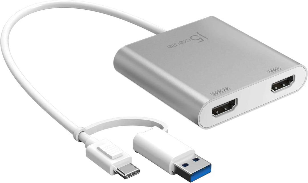 j5create JCA365-N Adaptateur Multi-Moniteurs USB-C vers Double HDMI™