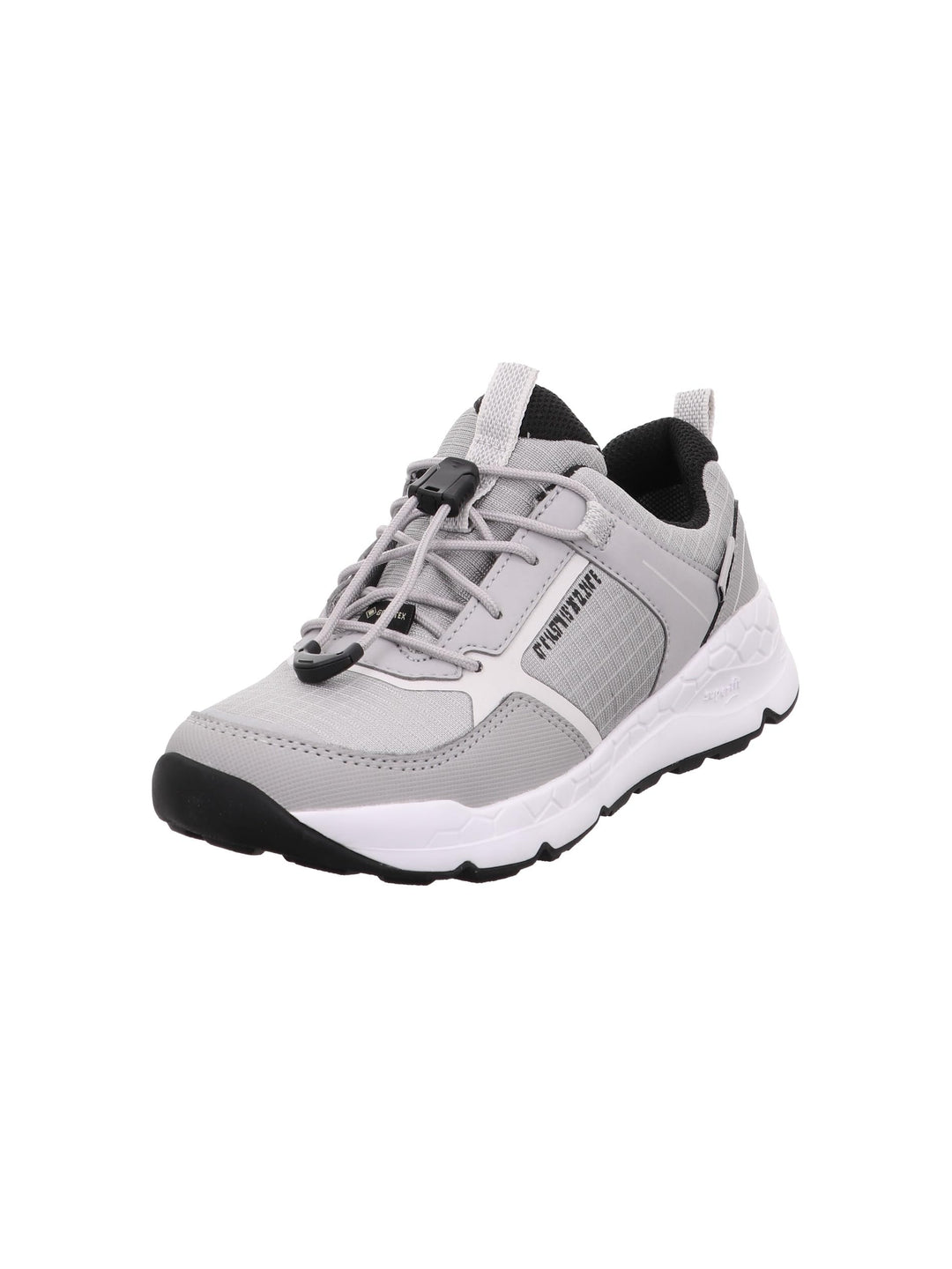 Superfit Jungen Sneaker 35 EU Hellgrau Schwarz 2500, 35 EU Hellgrau Schwarz 2500