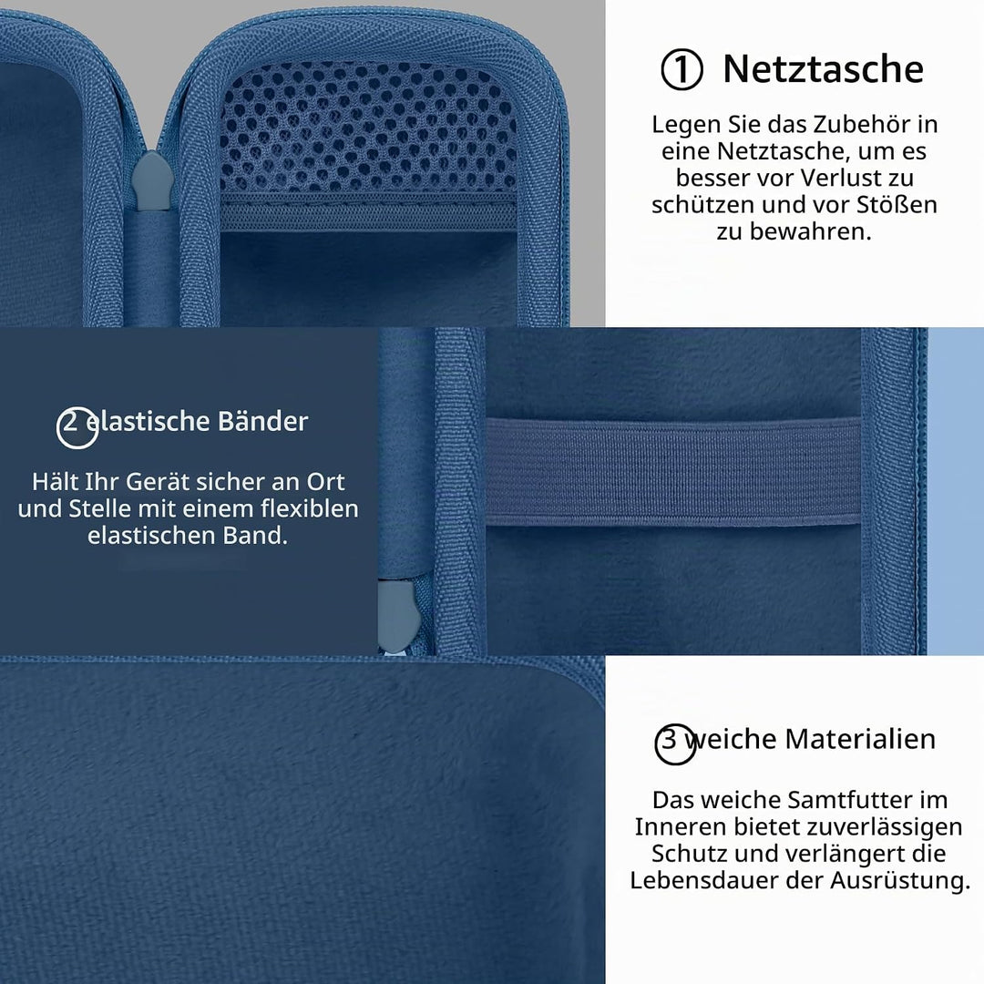 co2CREA Tasche für JBL Grip Kompakter Bluetooth Lautsprecher Hülle Case Etui Tragetasche Blau, Blau