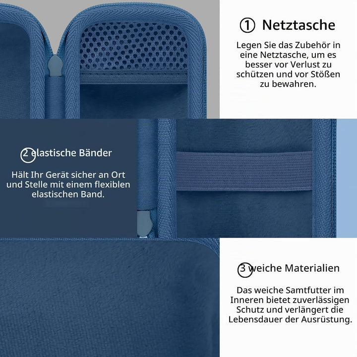co2CREA Tasche für JBL Grip Kompakter Bluetooth Lautsprecher Hülle Case Etui Tragetasche Blau, Blau