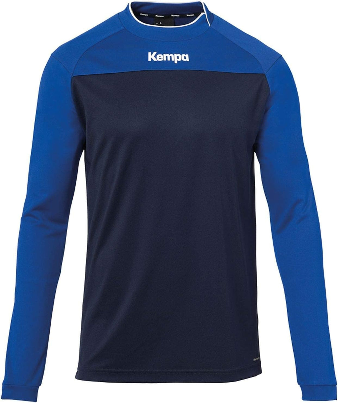 Kempa Herren Prime Langarmshirt Herren Langarmshirt, Deep Blau/Deep Rot