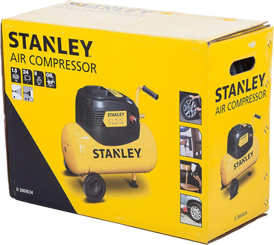 STANLEY Kompressor D200/8/24, max 8 bar, 24l Tank, 1.5PS, 180l/min, D200/8/24