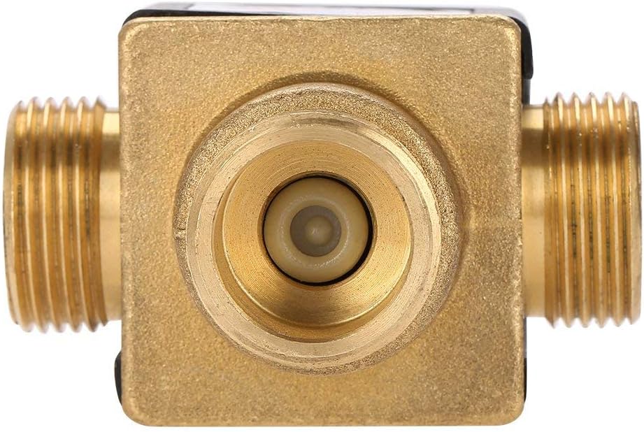 Messing 3 Wege Thermostatmischventil mit Aussengewinde DN20 und Aussenanschlüssen für Solarwarmwasse