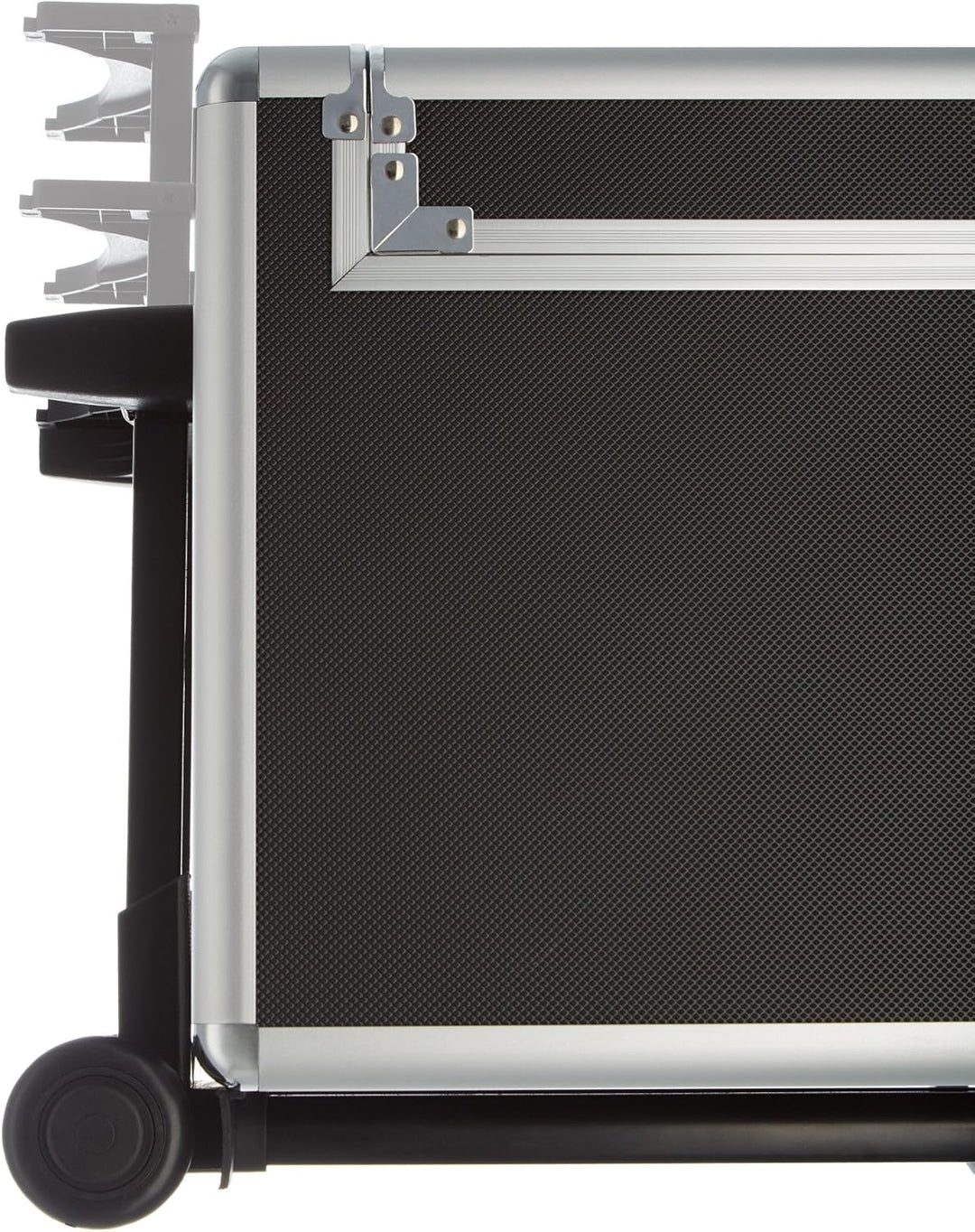 tectake® Kosmetikkoffer Pilotenkoffer Beauty Koffer Schminkkoffer Trolley Friseurkoffer - schwarz