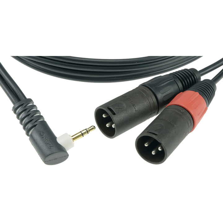Klotz Einsteckkabel, 2 x XLR-M/3,5 Sym 2 m, Ay9A0200