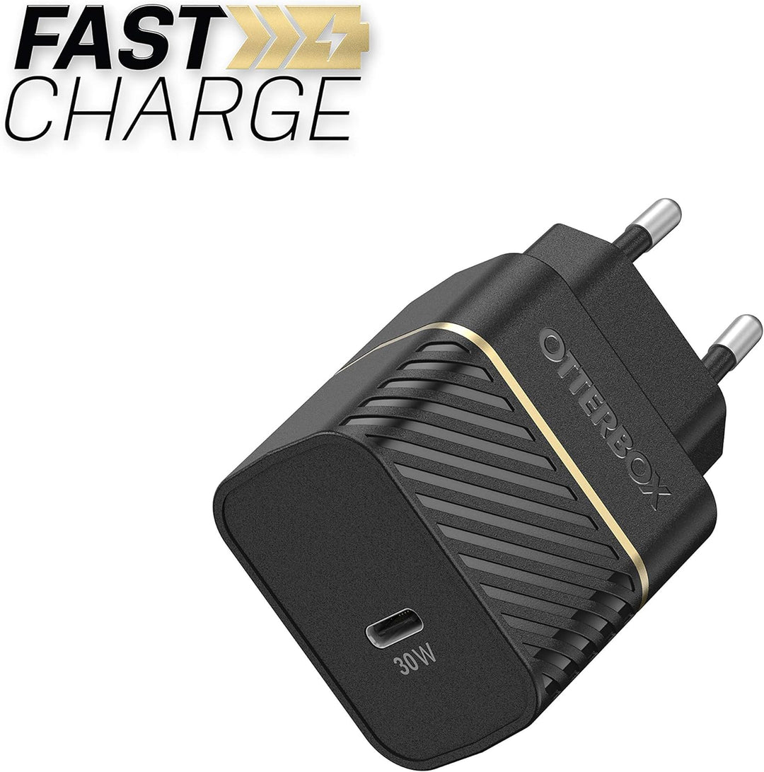 OtterBox USB-C PD GaN EU Ladegerät 30W, USB-C Schnellade Gerät für Smartphone und Tablet, Sturzgesch