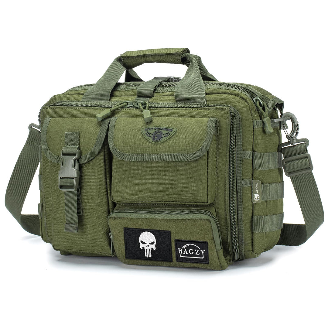 BAGZY Multifunktional Taktische Tasche Arbeitstasche Herren Militär Umhängetasche 15,6 Zoll Laptopta