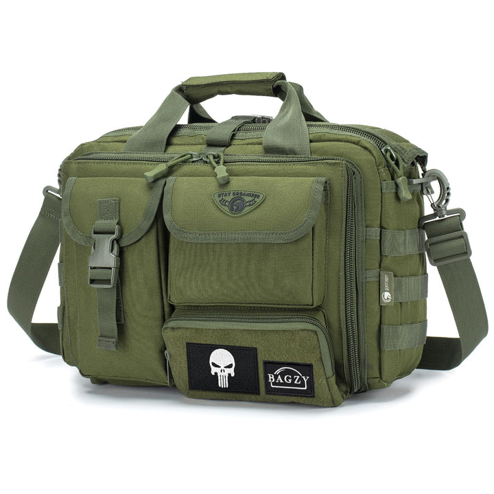 BAGZY Multifunktional Taktische Tasche Arbeitstasche Herren Militär Umhängetasche 15,6 Zoll Laptopta