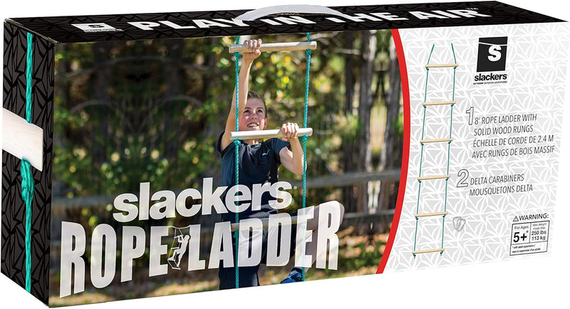 Slackers USA Strickleiter, zusätzliches Tool für die Slackers Ninja Line, Schaukel, Klettergerüst, B