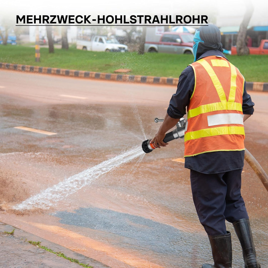 C Mehrzweckstrahlrohr für THW & Feuerwehr, C Kupplung mit stufenloser Sprühstrahlverstellung