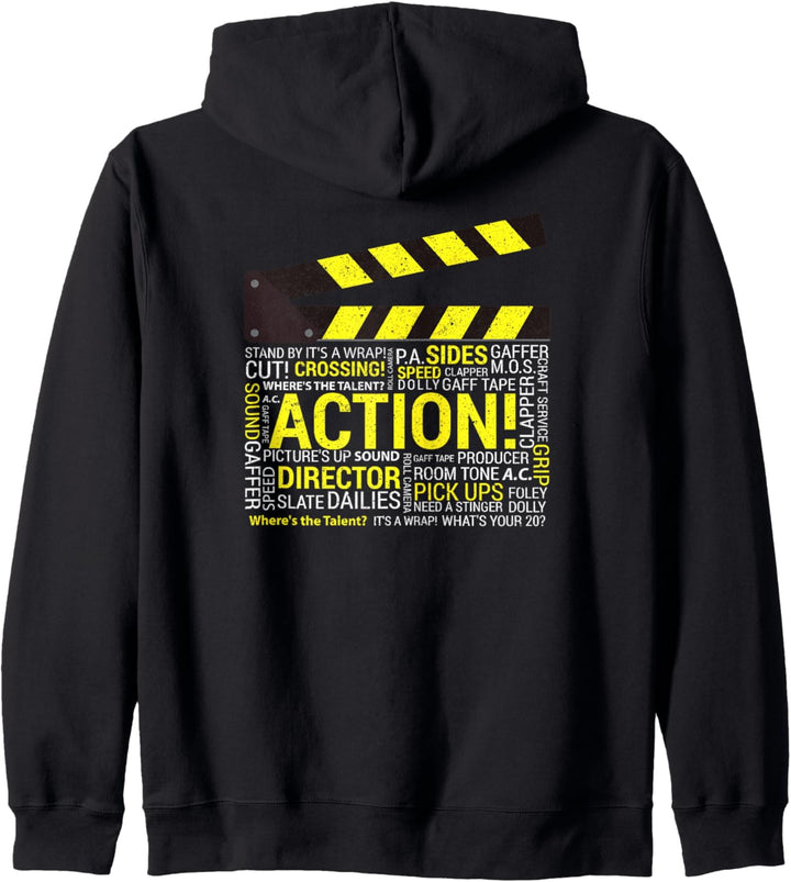 Filmemacher, Regisseur, Kameramann, Film Crew Designs Kapuzenjacke